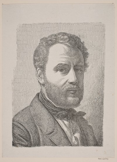 Portret Wilhelma Marstranda autorstwa Constantin Hansen