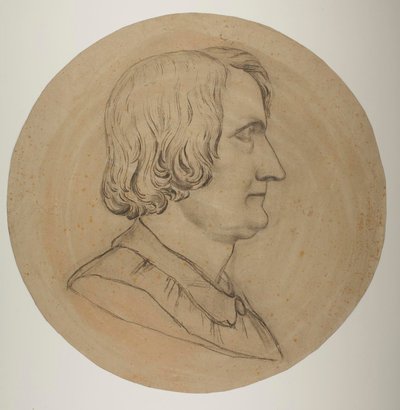 Medalion portretowy Thorvaldsena autorstwa Constantin Hansen