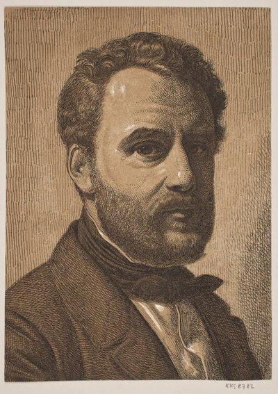 Portret Wilhelma Marstranda autorstwa Constantin Hansen