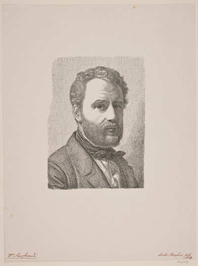Portret Wilhelma Marstranda autorstwa Constantin Hansen