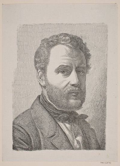 Portret Wilhelma Marstranda autorstwa Constantin Hansen