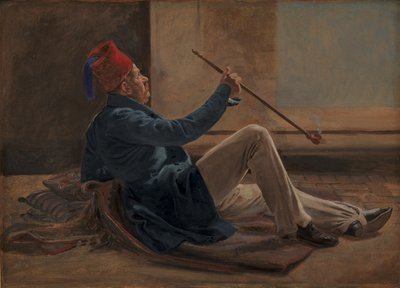 Architekt Gottlieb Bindesbøll autorstwa Constantin Hansen