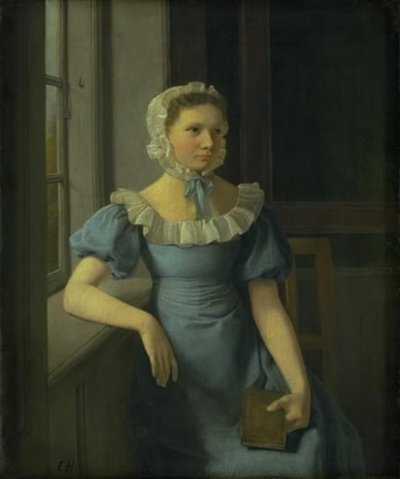 Najstarsza siostra artysty autorstwa Constantin Hansen