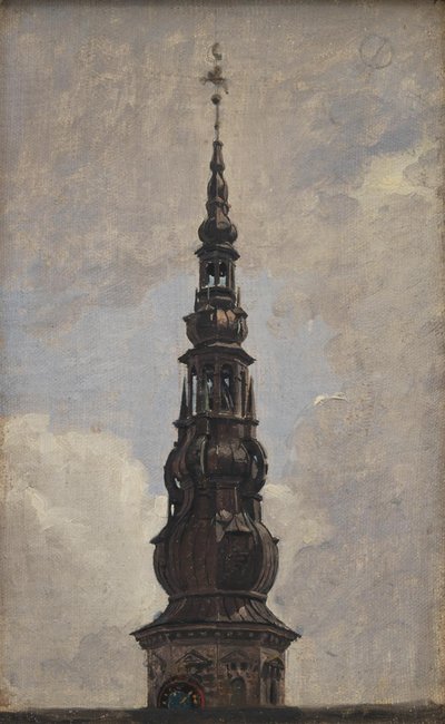 Wielka Iglica Zamku Kronborg. Nauka autorstwa Constantin Hansen