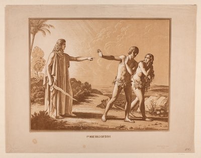 Wypędzenie Raju autorstwa Constantin Hansen