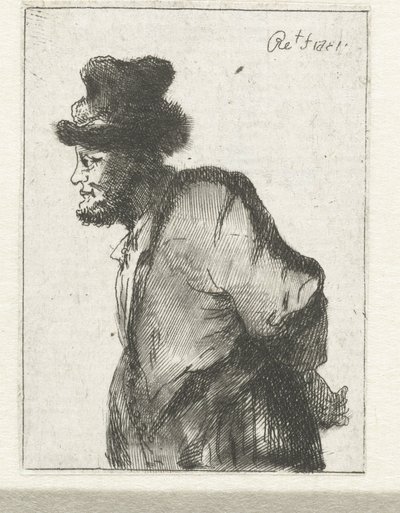 Chłop z rękami za plecami autorstwa Constantino Cumano (possibly)