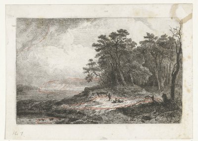 Krajobraz z Pasterzem autorstwa Constantinus Cornelis Huysmans