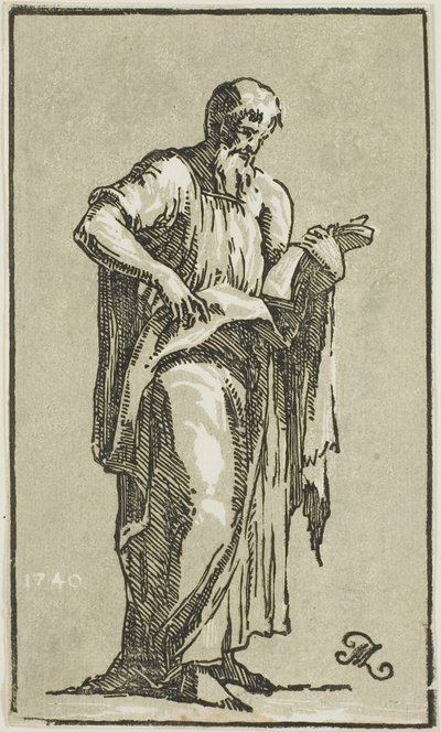 Apostoł autorstwa Conte Antonio Maria Zanetti the Elder