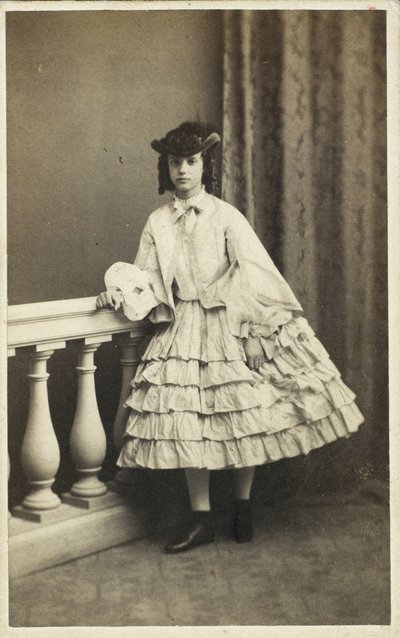Portret księżnej Dagmar Danii 1847-1928, 1860. autorstwa Copenhagen Photo studio E. Lange