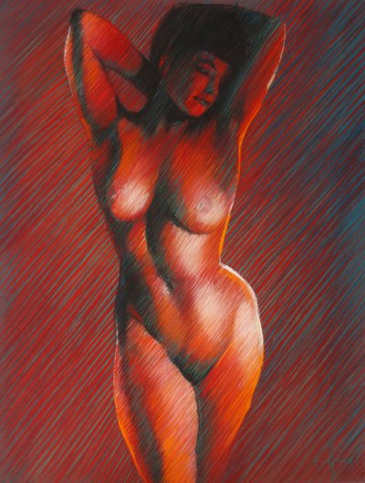 Czwarty hołd dla Bettie Page autorstwa Corné Akkers