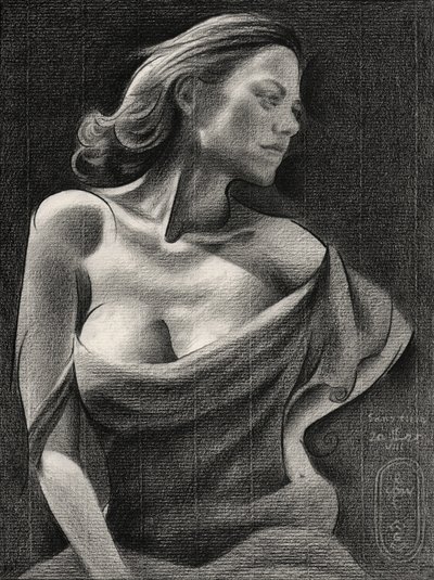 Elegancki portret kobiety autorstwa Corné Akkers