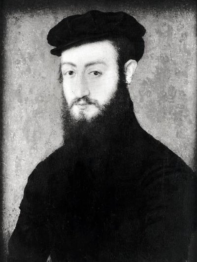 Portret dżentelmena autorstwa Corneille de Lyon attr. to Corneille de Lyon attr. to