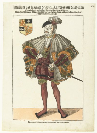 Portret Filipa z Hesji autorstwa Cornelis Anthonisz. (manner of)