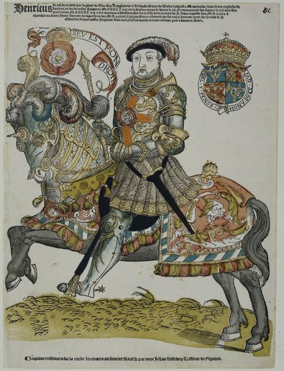 Portret Henryka VIII z Anglii autorstwa Cornelis Anthonisz. (manner of)