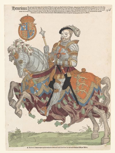 Portret Henryka VIII z Anglii autorstwa Cornelis Anthonisz. (manner of)