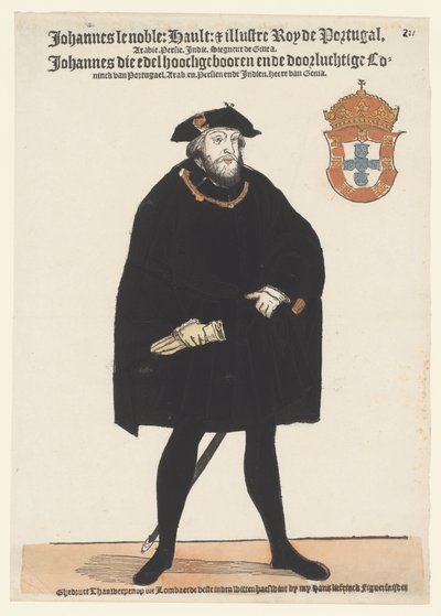 Portret Jana III Portugalii autorstwa Cornelis Anthonisz. (manner of)