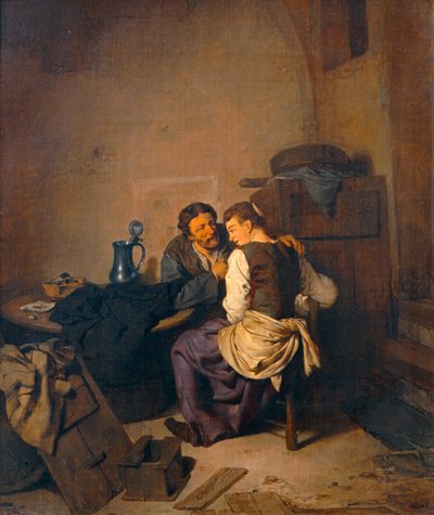 Interieur rustique - rustykalne wnętrze ... autorstwa Cornelis Bega