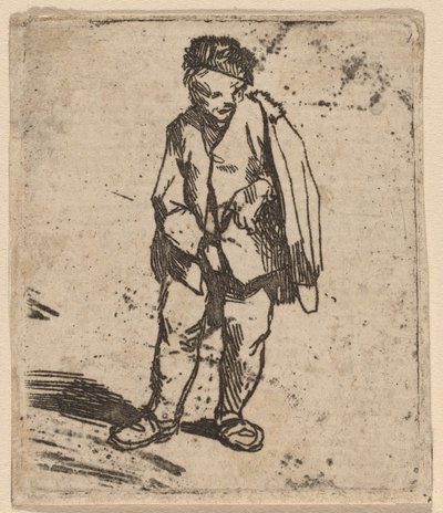Mężczyzna w krótkim płaszczu autorstwa Cornelis Pietersz Bega