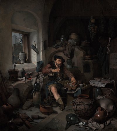 Alchemik autorstwa Cornelis Bega