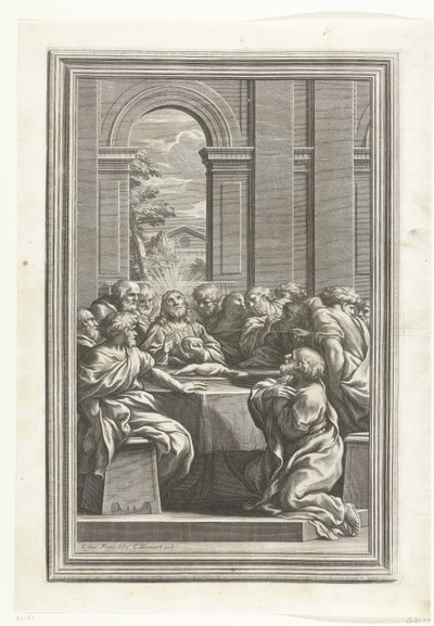 Ostatnia Wieczerza autorstwa Cornelis Bloemaert (II)