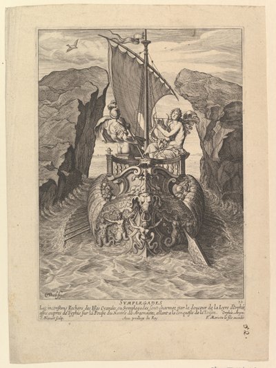 Symplegady, XVII wiek. autorstwa Cornelis Bloemaert