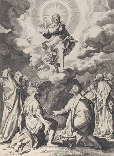 Wniebowstąpienie, ca. 1593. autorstwa Cornelis Bloemaert