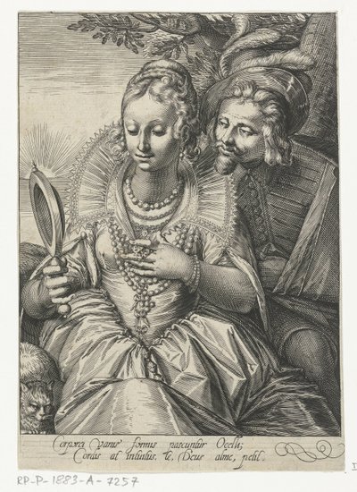 Widok Pięć zmysłów (tytuł serii) autorstwa Cornelis Boel