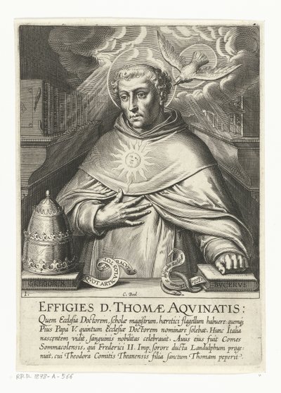 Św. Tomasz z Akwinu Życie św. Tomasza z Akwinu (tytuł serii) autorstwa Cornelis Boel