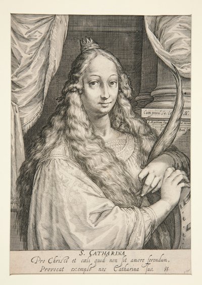 Święta Katarzyna Aleksandryjska autorstwa Cornelis Boel