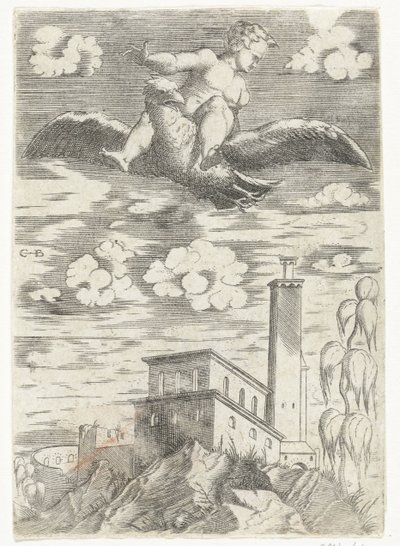 Dach Ganimedesa autorstwa Cornelis Bos