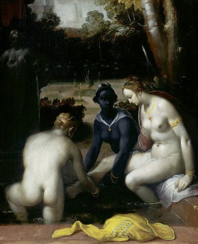 Batszeba przy toalecie, 1594 autorstwa Cornelis Cornelisz van Haarlem