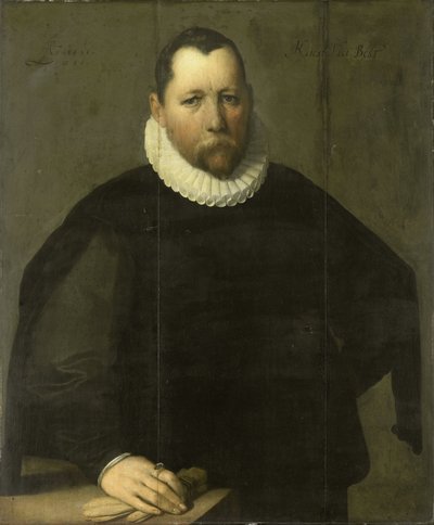 Pieter Jansz Kies (ok. 1536-97). Burmistrz Haarlemu autorstwa Cornelis Cornelisz. van Haarlem
