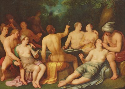 Zepsucie świata przed potopem, 1619 autorstwa Cornelis Cornelisz van Haarlem