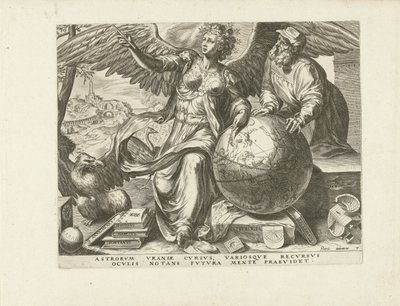 Astrologia (astronomia) Siedem sztuk wyzwolonych (tytuł serii) autorstwa Cornelis Cort