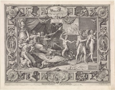 Laster van Apelles autorstwa Cornelis Cort