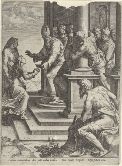 Prezentacja Marii autorstwa Cornelis Cort