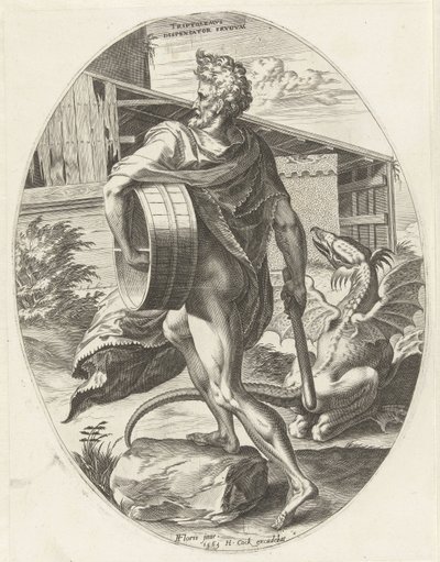 triptolemos Bogowie rolnictwa (tytuł serii) autorstwa Cornelis Cort