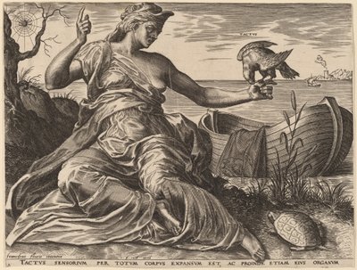 Dotyk autorstwa Cornelis Cort after Frans Floris I