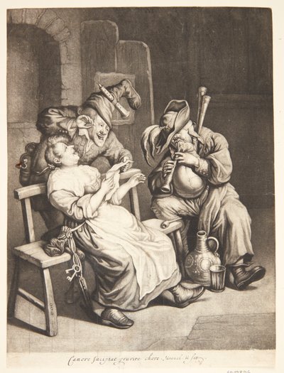 Słuch autorstwa Cornelis Dusart