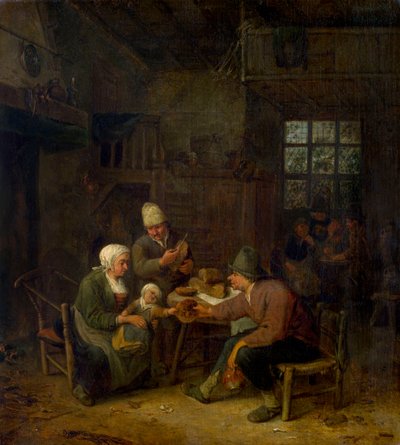 Wnętrze autorstwa Cornelis Dusart