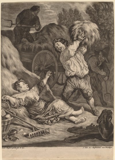 Lipiec autorstwa Cornelis Dusart