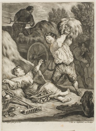 Lipiec autorstwa Cornelis Dusart