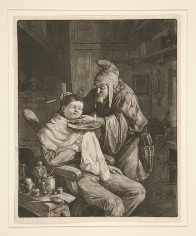 Wiejski chirurg autorstwa Cornelis Dusart