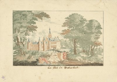 Zamek Westerbeek Dom w Westerbeek (tytuł na obiekcie) autorstwa Cornelis Elandts