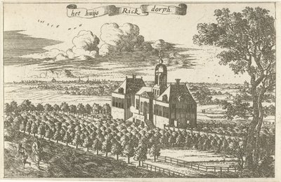 Dom wiejski w Rijksdorp dom Rick Dorph (tytuł na obiekcie) autorstwa Cornelis Elandts