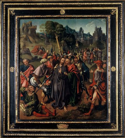 Pojmanie Chrystusa, początek XVI wieku... autorstwa Cornelis Engebrechtsz
