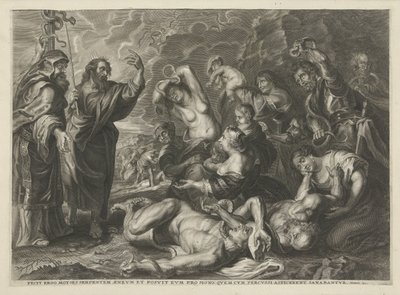 Miedziany wąż autorstwa Cornelis Galle (I)