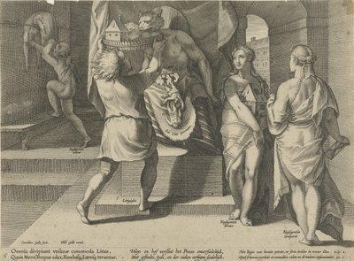 Nadużycie prawa własności Nadużycie w postępowaniu sądowym (tytuł serii) Litis Abusus (tytuł serii) autorstwa Cornelis Galle (I)