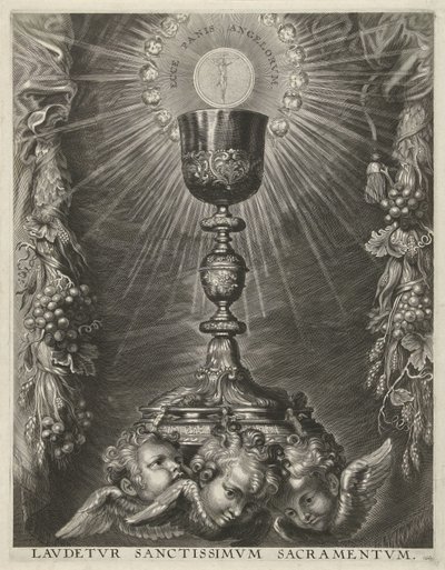 Kielich z hostią autorstwa Cornelis Galle (I)
