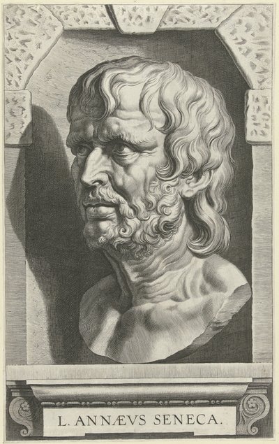 Portretbuste van Seneca autorstwa Cornelis Galle (I)